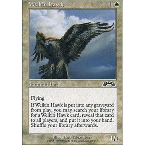 Faucon Des Cieux ( Welkin Hawks ) - Magic Mtg - Exode Vf E 25 - C