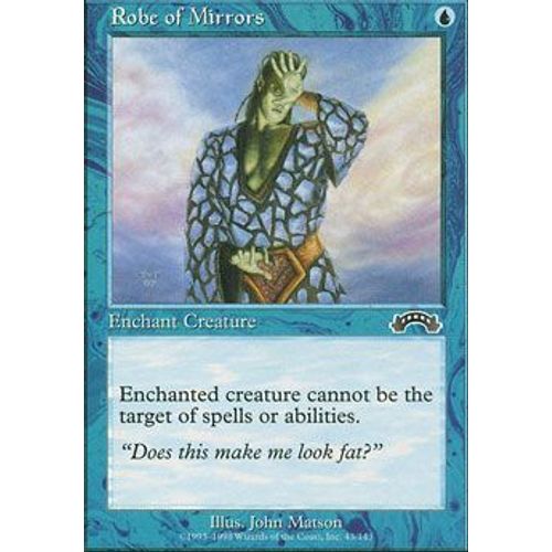 Robe De Miroirs ( Robe Of Mirrors ) - Magic Mtg - Exode Vf E 43 - C