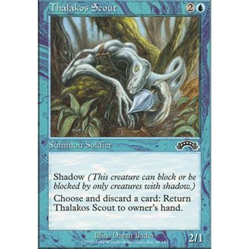 Eclaireur Thalakos ( Thalakos Scout ) - Magic Mtg - Exode Vf E 48 - C