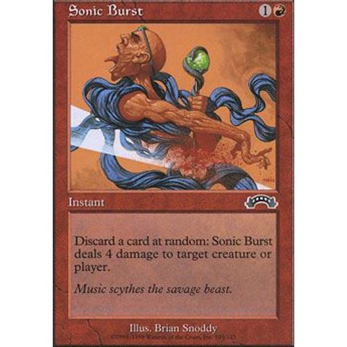 Eclatement Sonique ( Sonic Burst ) - Magic Mtg - Exode Vf E 103 - C