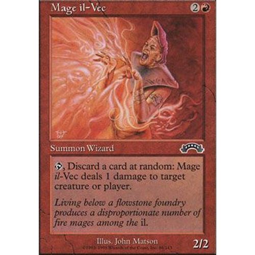 Mage Il-Vec ( Mage Il-Vec ) - Magic Mtg - Exode Vf E 86 - C