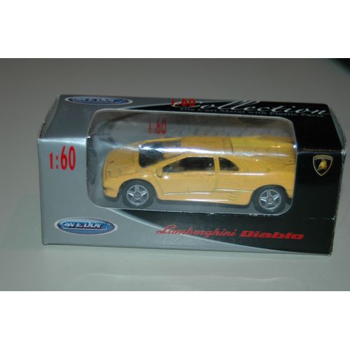 Lamborghini Diablo Welly 1:60 Jaune-Welly