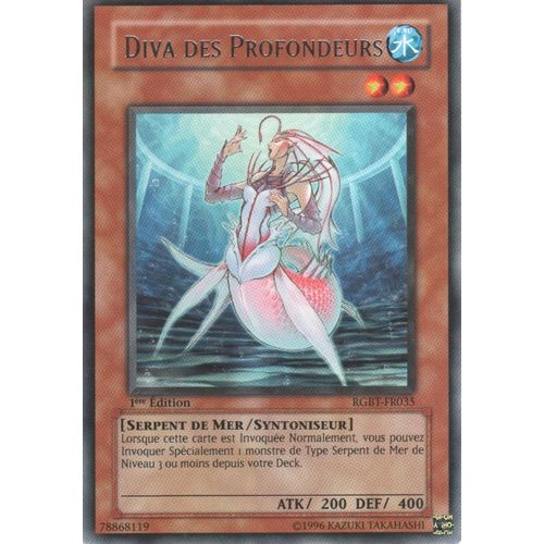 Carte Yu-Gi-Oh! "Diva Des Profondeurs" Rare Rgbt-Fr035