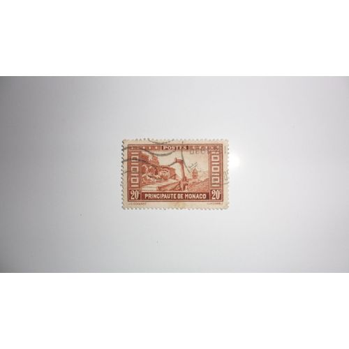 Monaco  20 C Montée Du Palais 1933/37   Yt N°120