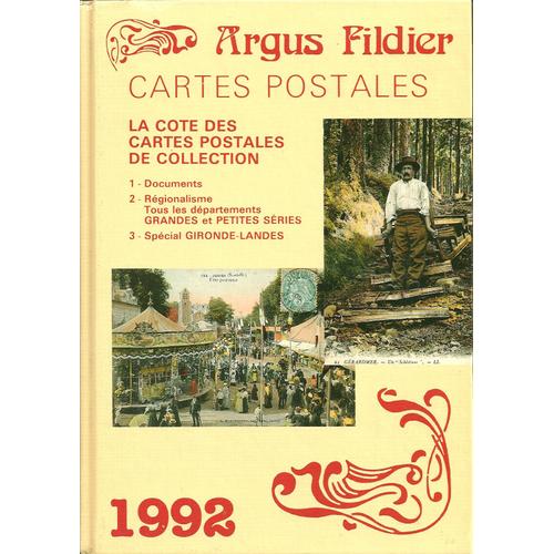 Argus Fildier 1992 Cartes Postales - La Cote Des Cartes Postales De Collection