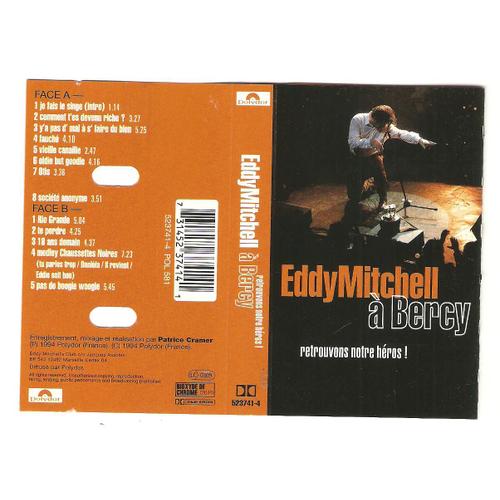 Cassette Audio Eddy Mitchell À Bercy