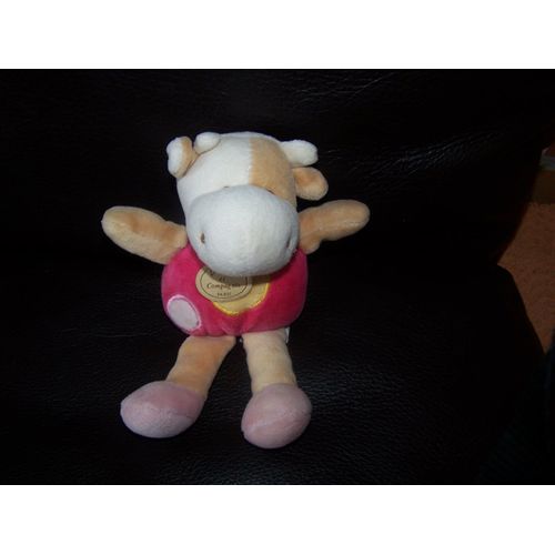 Doudou Vache Cerise Doudou Et Compagnie 18 Cm