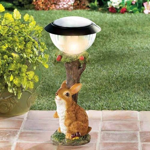 1 Lampe Solaire De Style Animal - Lapin Solaire