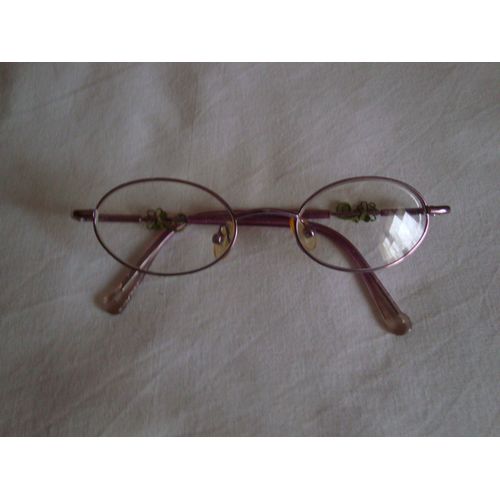 2 Montures De Lunettes Filles Naf Naf Et Tchin Tchin D'afflelou Métal Rose Taille 8 Ans