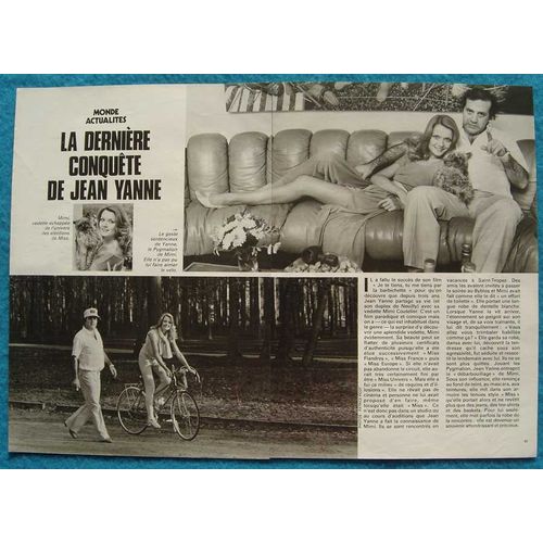 Jours De France N°1272, Coupure De Pressse: Jean Yanne, Mimi Coutelier