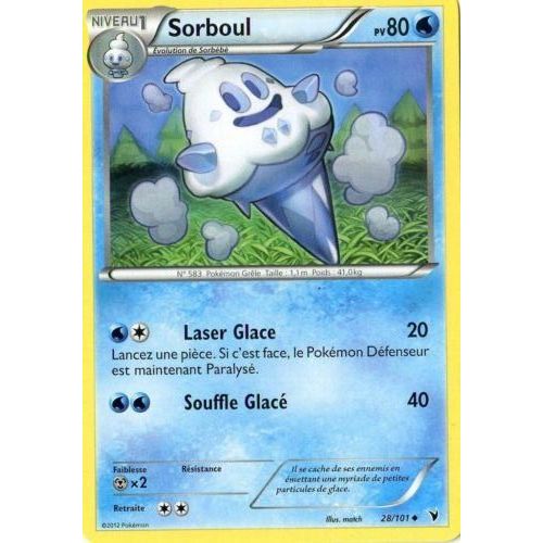 Sorboul (28/101) - Pokemon Noir Et Blanc Nobles Victoires