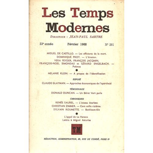 Les Temps Modernes N°261 - 1968