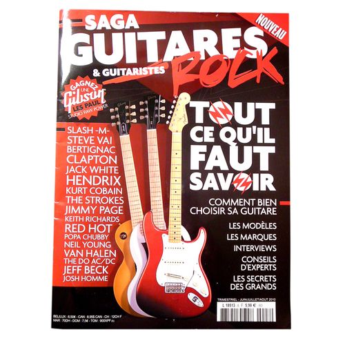 Saga Guitares & Guitaristes Rock N°8