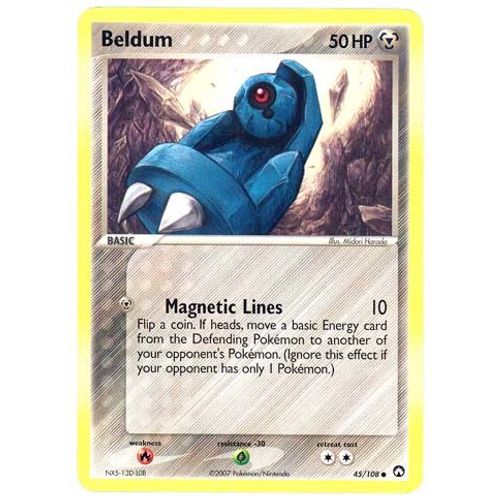 Terhal - Version Uk : Beldum - 45/108 -  Ex Gardien Du Pouvoir