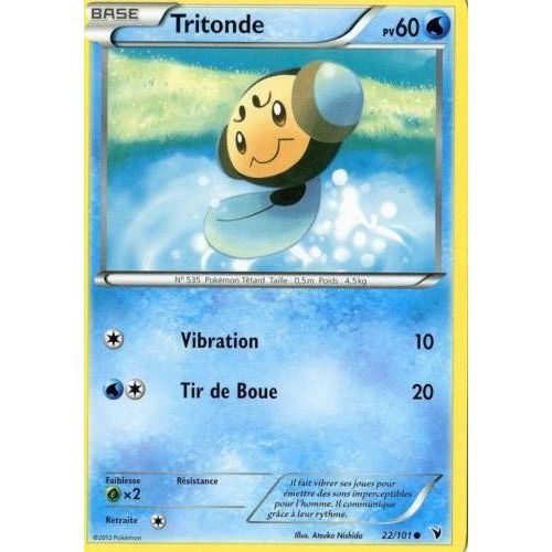 Tritonde (22/101) - Pokemon Noir Et Blanc Nobles Victoires