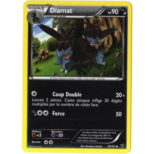 Diamat (78/101) - Pokemon Noir Et Blanc Nobles Victoires