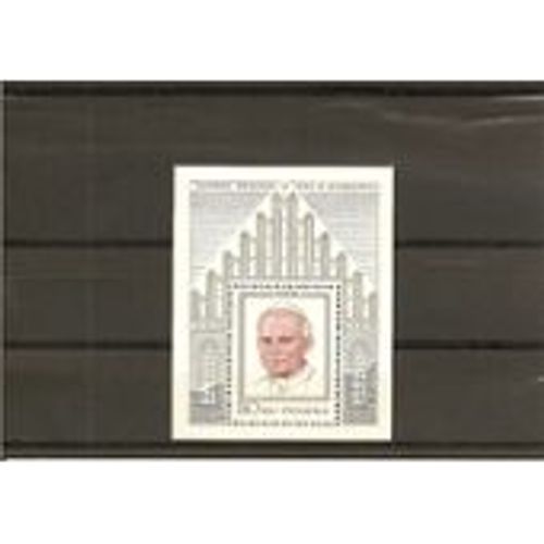 Pologne Bloc Yvert N° 83 Neuf Visite Du Pape Jean-Paul Ii