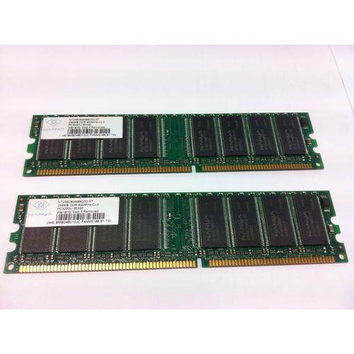 Nanya - Mémoire Vive - 256 Mo - DDR SDRAM - PC3200 - 400 Mhz