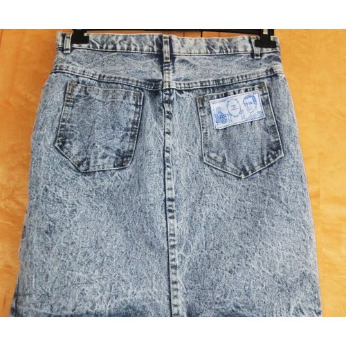 Jupe En Jean Bleu Taille 42 Autre