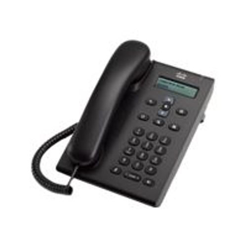 Cisco Unified SIP Phone 3905 - Téléphone VoIP - SIP, RTCP - Charbon
