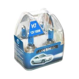 2 pièces 100W H7 ampoules halogènes Super blanc Quartz verre 12V 4500K  xénon bleu foncé voiture phare ampoule Auto lampe #A