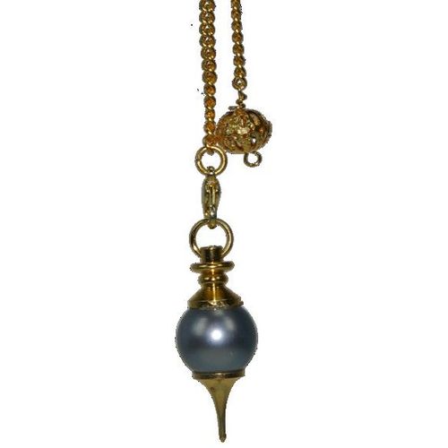 Pendule Perle Nacre Grise