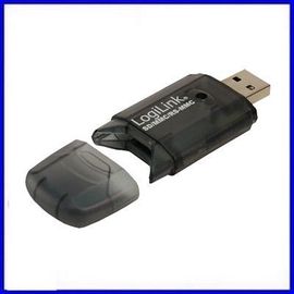 LogiLink Cardreader USB 2.0 Stick for SD/MMC - Lecteur de carte - 8 en 1 (MMC, SD, RS-MMC, MMCmobile, SDHC) - USB 2.0