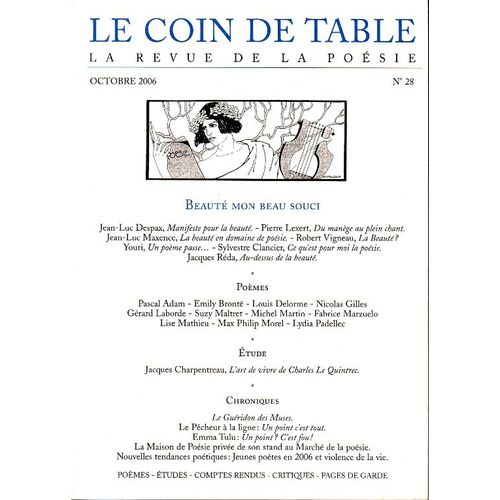 Le Coin De Table N° 28 - Octobre 2006