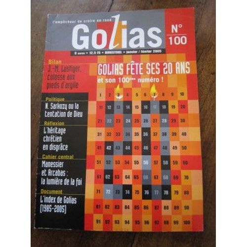 Golias  N°100 : Les 20 Ans De Golias. 2005