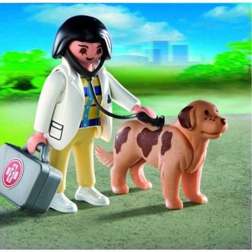 Playmobil Special Plus 4750 - Vétérinaire Avec Chien