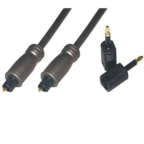 MCL - Kit de câbles audio numériques (optiques) - audio numérique - TOSLINK mâle pour TOSLINK mâle - 1 m