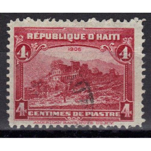 Haiti 1906 : Palais Sans-Souci (Milot) - Timbre Oblitéré