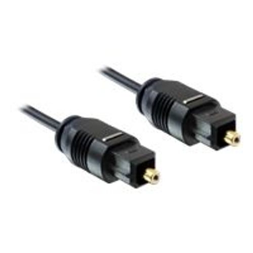 Delock - Câble audio numérique (optique) - TOSLINK mâle pour TOSLINK mâle - 2 m - noir
