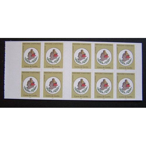 Andorre - Carnet N°6 De 10 Timbres Autocollants Comu De Canillo