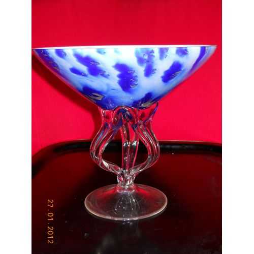 Compotier En Verre Sulfurise