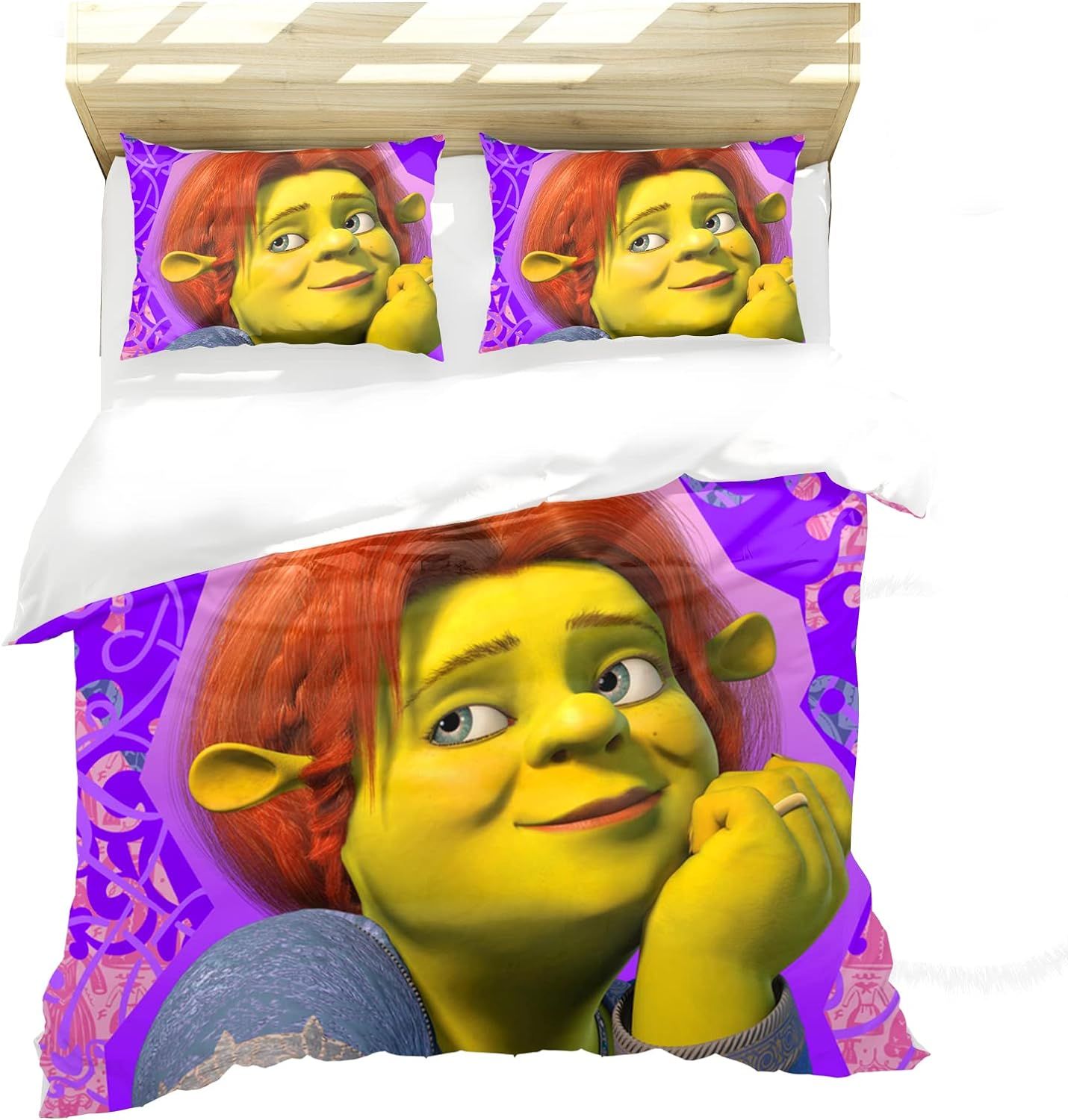 Parure De Lit Shrek Pour Gar?On, Adolescent - Impression D - Pour Un Ami - Doux Et Confortable - Housse De Couette (, X )