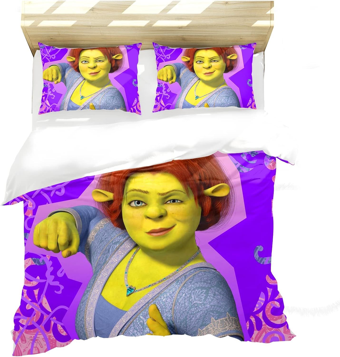 Parure De Lit Shrek Pour Gar?On, Adolescent - Impression D - Pour Un Ami - Doux Et Confortable - Housse De Couette (, X )