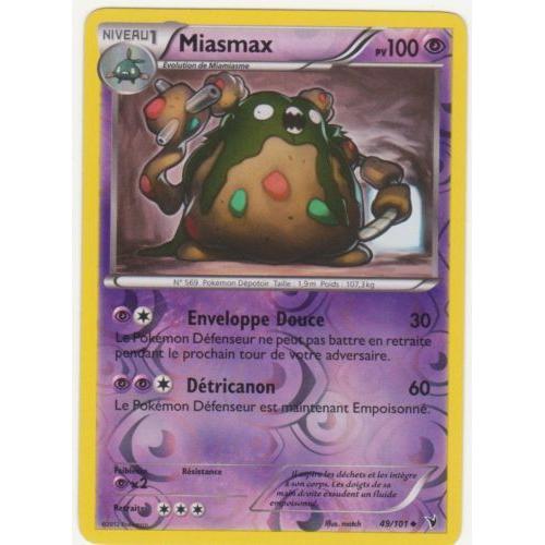 Miasmax (49/101) - Pokemon Noir Et Blanc Nobles Victoires