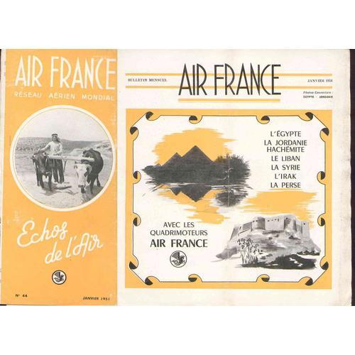 Air France Echos De L'air N°44 1951 Le Proche Orient 44