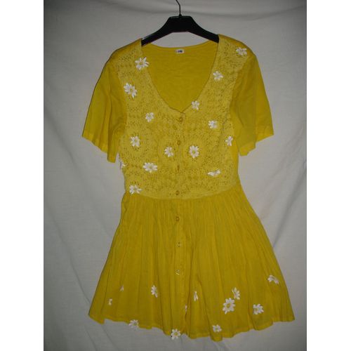 Robe Jaune 156cm/14 Ans