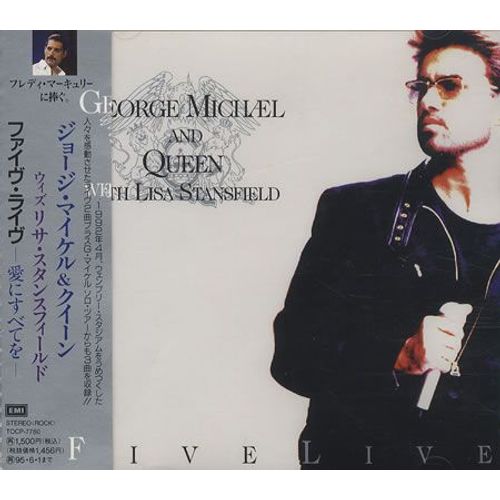 "Five Live E.P" [Rare Ed.Limitée Cd Japon Live E.P With Queen (Réf: Tocp-7780)]