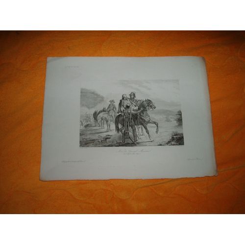Gravure Eau-Forte Mort Du General Marceaux 20 Septembre 1797  Diagraphe Et Pantographe Gavard / Gallerie Historique De Versailles Datant Du Xix Eme Siecle No Copy