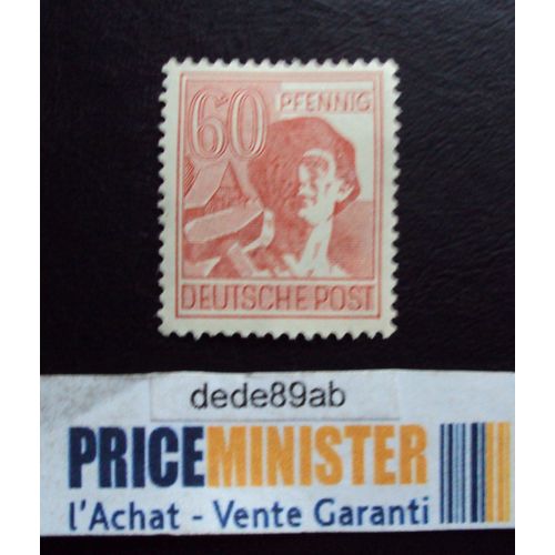 Allemagne..Deutsche Post 60 Pfennig..Les Professions.