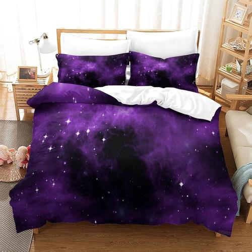 Galaxy Ensemble De Couvercle De Couette Doux En Pi¿¿Ces Avec Fermeture ¿¿ Fermeture ¿¿Clair De Taie D'oreiller Emp¿ºchez L'ensemble De Literie Allergique Adapt¿¿E ¿¿ Toutes Sortes De Pe