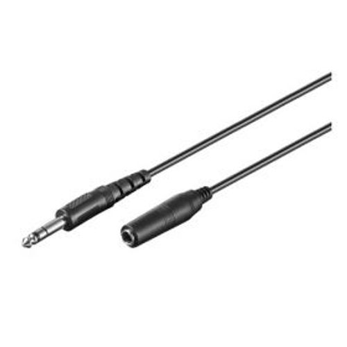 Câble audio Jack 6.35mm mâle/femelle stéréo, 5.0m cd50428