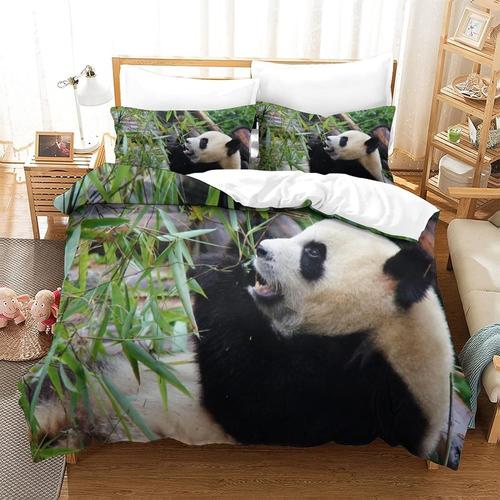 Panda Ensemble De Couvercle De Couette Doux En Pi¿¿Ces Avec Fermeture ¿¿ Fermeture ¿¿Clair De Taie D'oreiller Emp¿ºchez L'ensemble De Literie Allergique Adapt¿¿E ¿¿ Toutes Sortes De Per