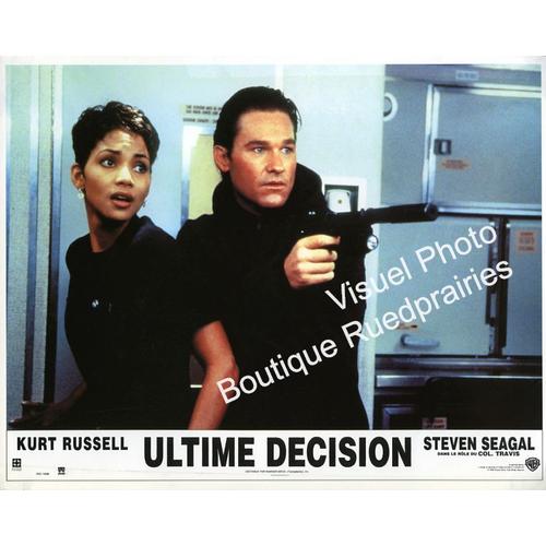 Ultime Décision - Executive Decision : Jeu De 8 Photos D'exploitation Cinématographique - Format 21,5x27,5 Cm - De Stuart Baird Avec Kurt Russell, John Leguizamo, Steven Seagal, Halle Berry - 1995