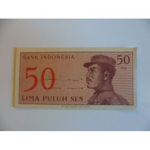 Indonesie 50 Sen 1964  Neuf/Unc