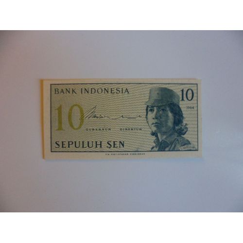 Indonesie 10 Sen 1964 Unc/Neuf