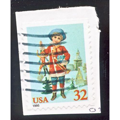 Timbre U S A,  Christmas Enfant Et Jouets, U S A 32 Cents, Oblitéré